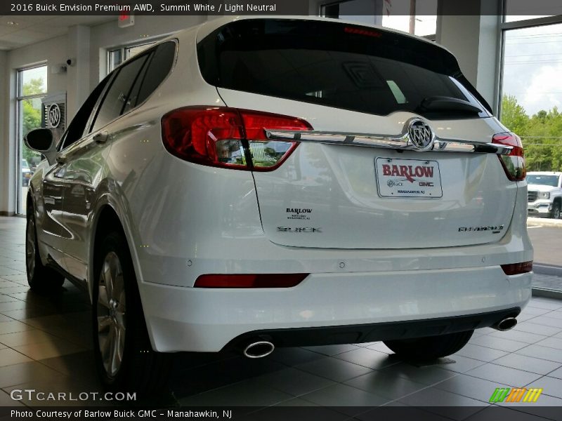 Summit White / Light Neutral 2016 Buick Envision Premium AWD