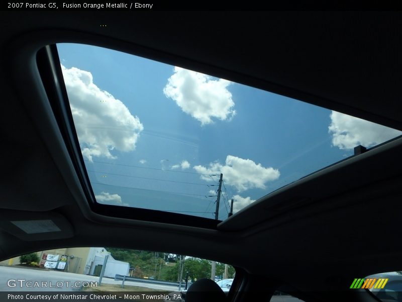 Fusion Orange Metallic / Ebony 2007 Pontiac G5
