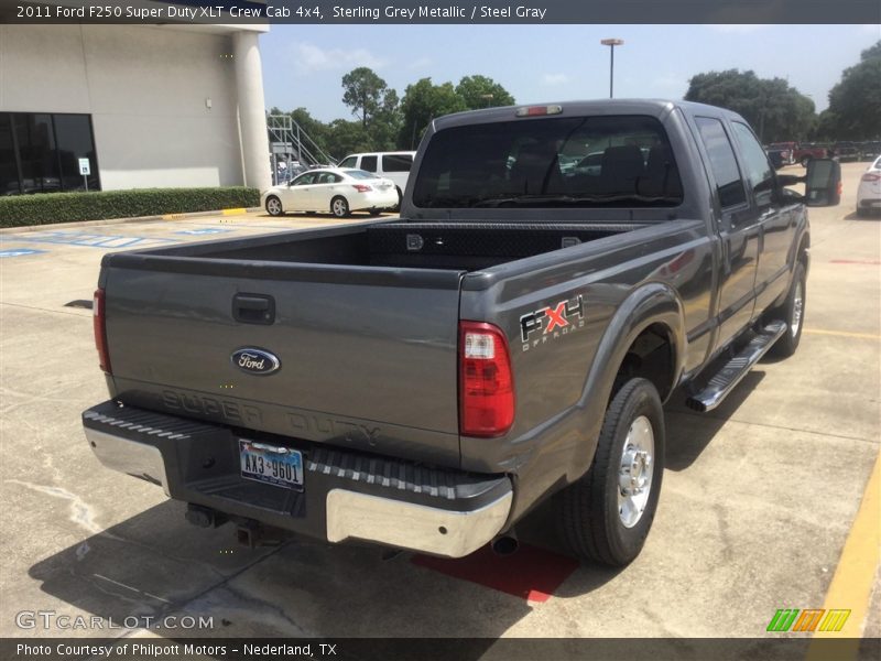 Sterling Grey Metallic / Steel Gray 2011 Ford F250 Super Duty XLT Crew Cab 4x4