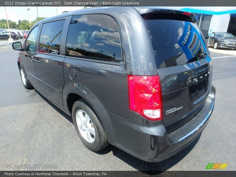 Dark Charcoal Pearl / Black/Light Graystone 2012 Dodge Grand Caravan SXT