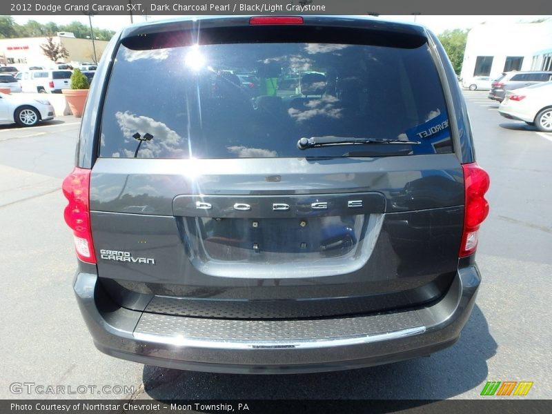 Dark Charcoal Pearl / Black/Light Graystone 2012 Dodge Grand Caravan SXT