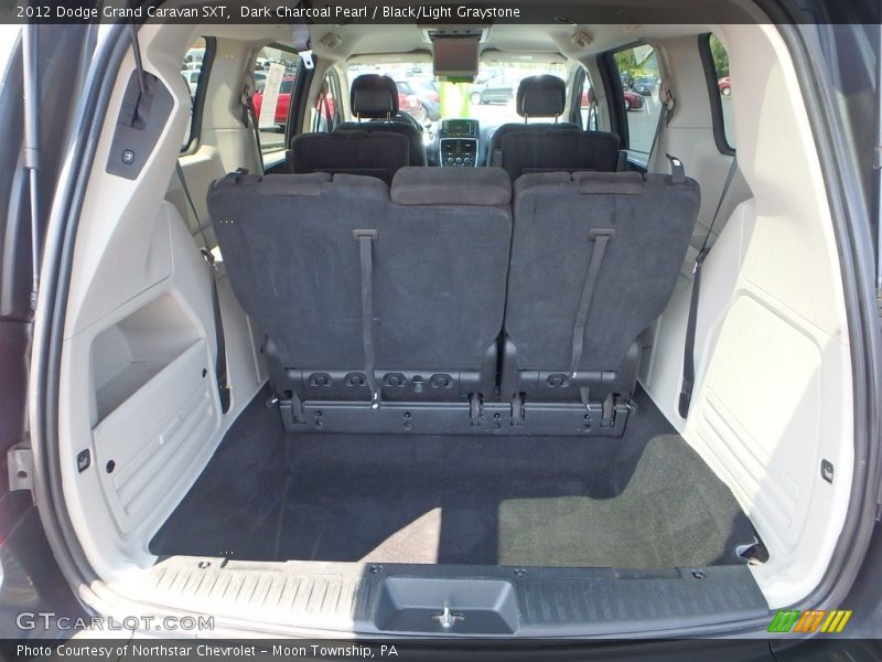 Dark Charcoal Pearl / Black/Light Graystone 2012 Dodge Grand Caravan SXT