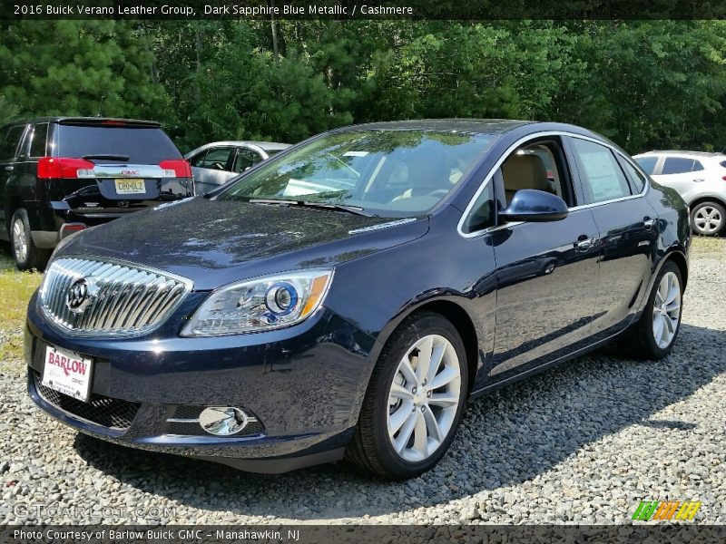 Dark Sapphire Blue Metallic / Cashmere 2016 Buick Verano Leather Group