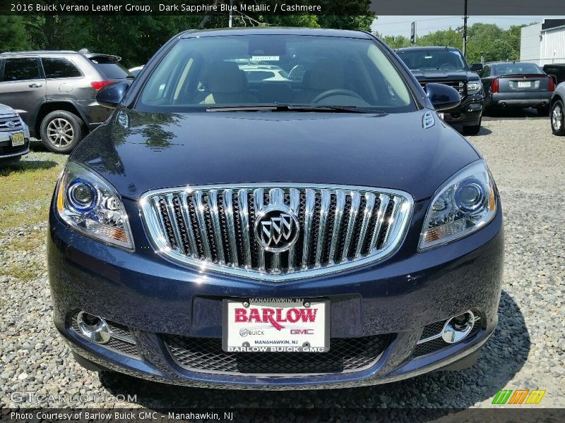 Dark Sapphire Blue Metallic / Cashmere 2016 Buick Verano Leather Group