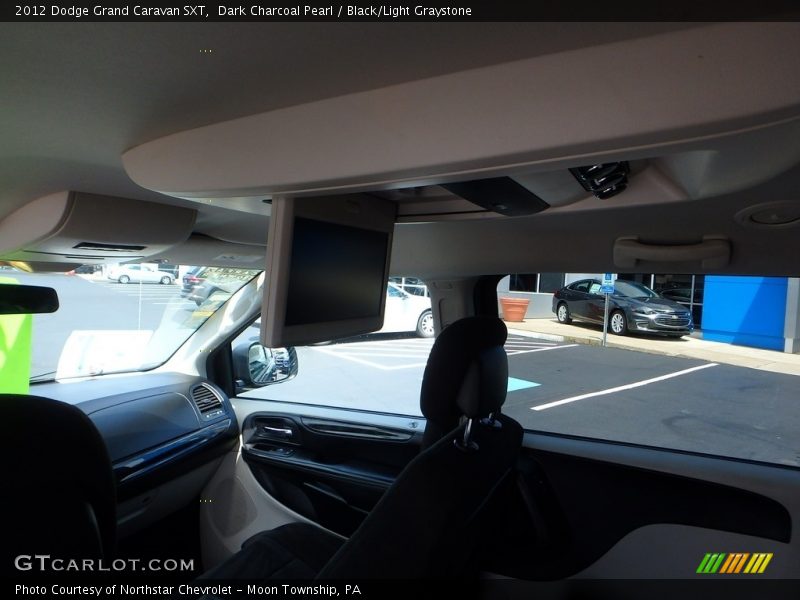 Dark Charcoal Pearl / Black/Light Graystone 2012 Dodge Grand Caravan SXT