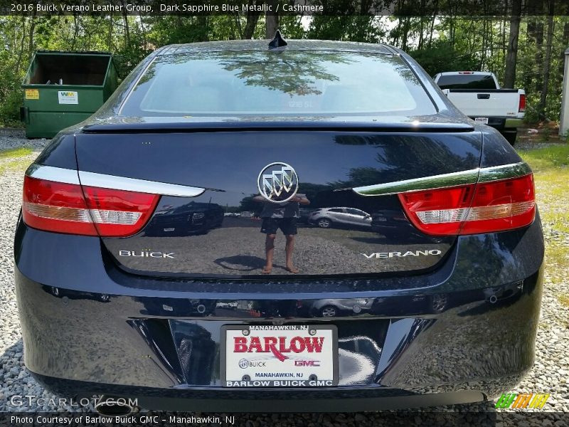 Dark Sapphire Blue Metallic / Cashmere 2016 Buick Verano Leather Group