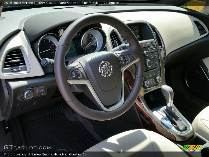 Dark Sapphire Blue Metallic / Cashmere 2016 Buick Verano Leather Group