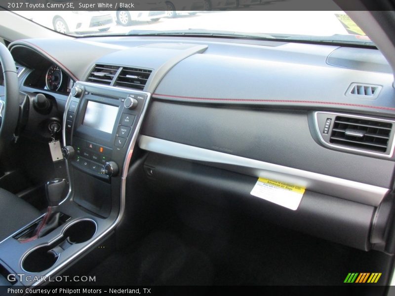 Dashboard of 2017 Camry SE