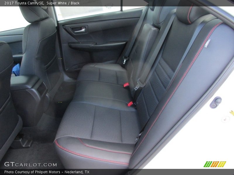 Rear Seat of 2017 Camry SE