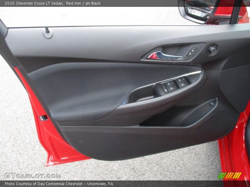 Red Hot / Jet Black 2016 Chevrolet Cruze LT Sedan