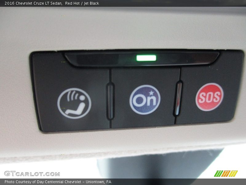 Red Hot / Jet Black 2016 Chevrolet Cruze LT Sedan