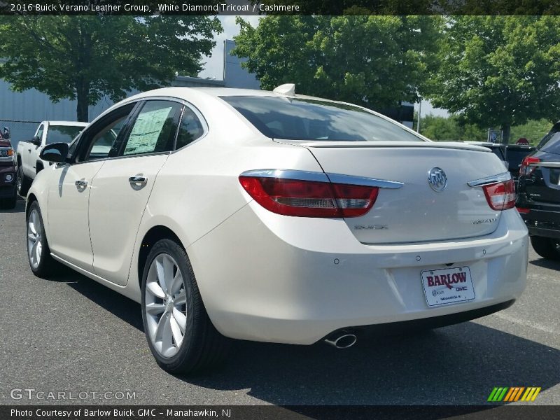 White Diamond Tricoat / Cashmere 2016 Buick Verano Leather Group
