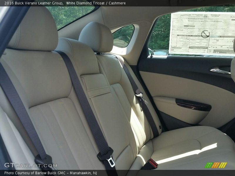 White Diamond Tricoat / Cashmere 2016 Buick Verano Leather Group