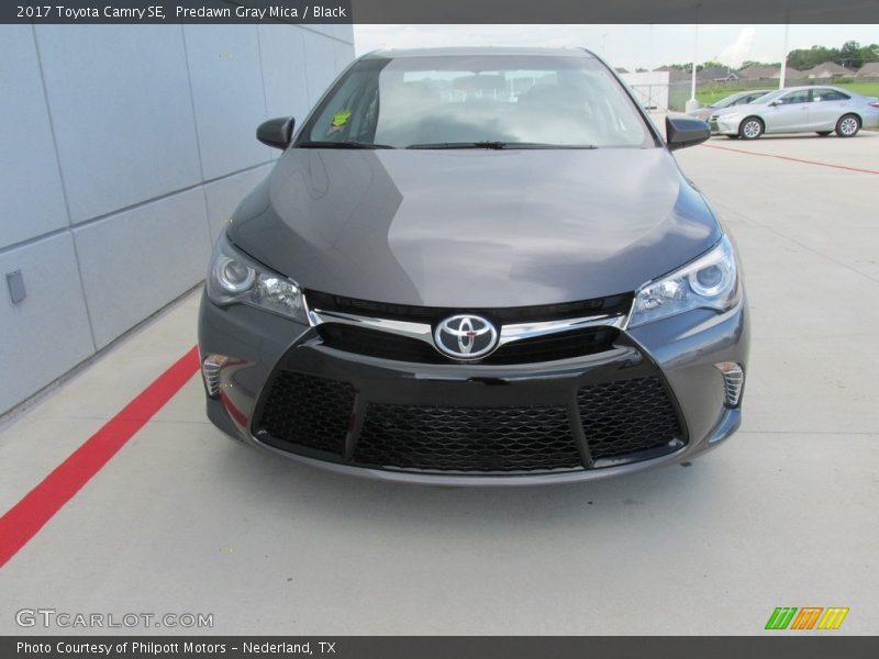 Predawn Gray Mica / Black 2017 Toyota Camry SE