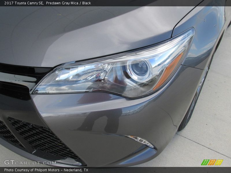Predawn Gray Mica / Black 2017 Toyota Camry SE