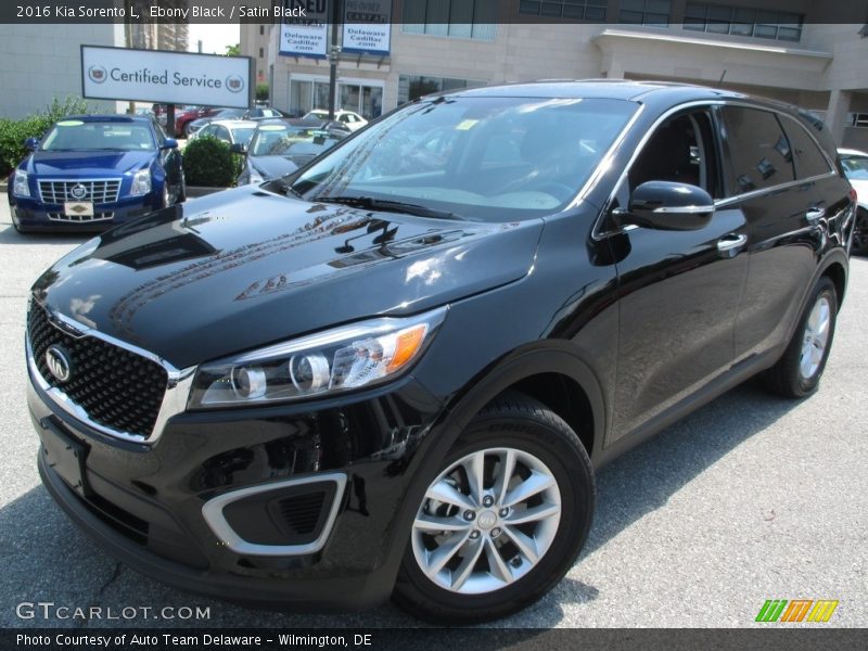 Ebony Black / Satin Black 2016 Kia Sorento L
