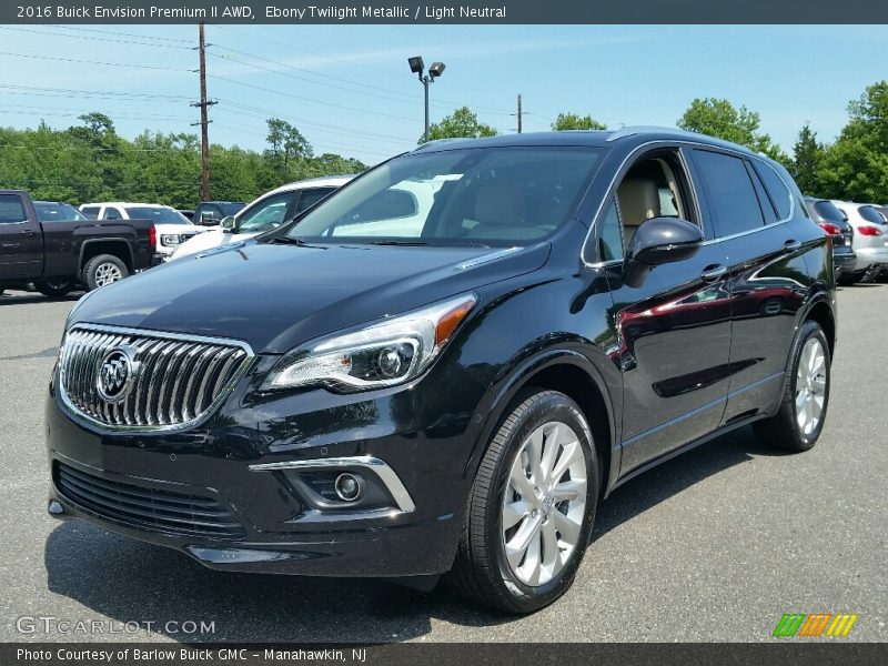 Ebony Twilight Metallic / Light Neutral 2016 Buick Envision Premium II AWD