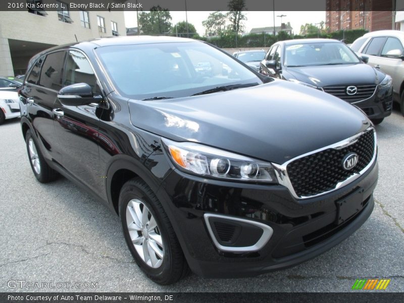 Ebony Black / Satin Black 2016 Kia Sorento L