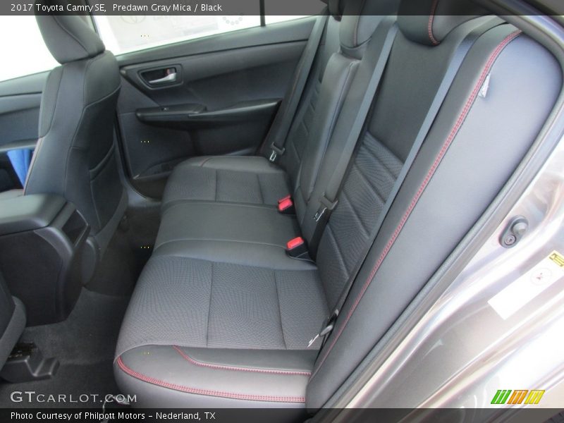 Rear Seat of 2017 Camry SE