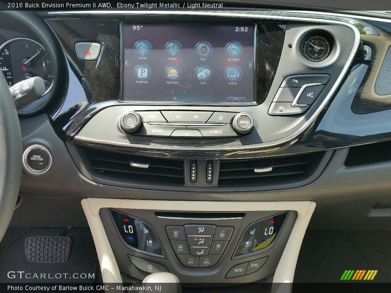 Controls of 2016 Envision Premium II AWD