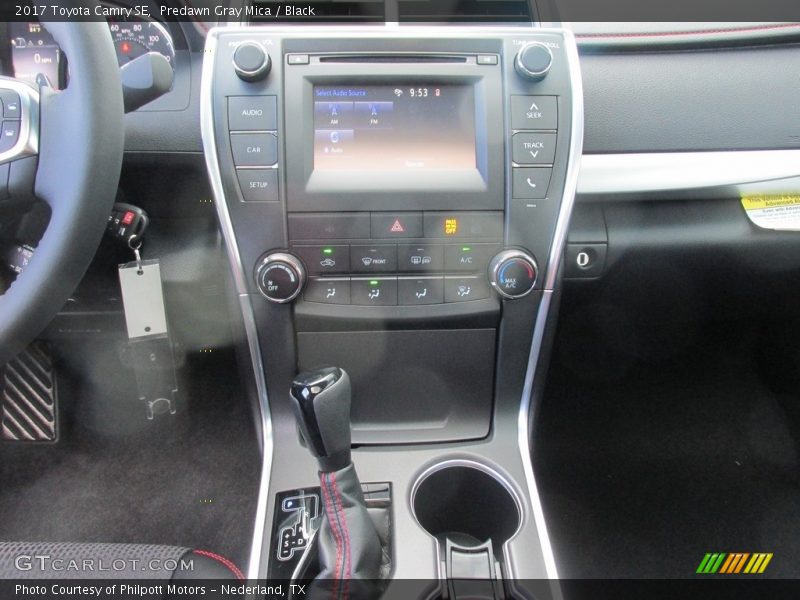 Predawn Gray Mica / Black 2017 Toyota Camry SE