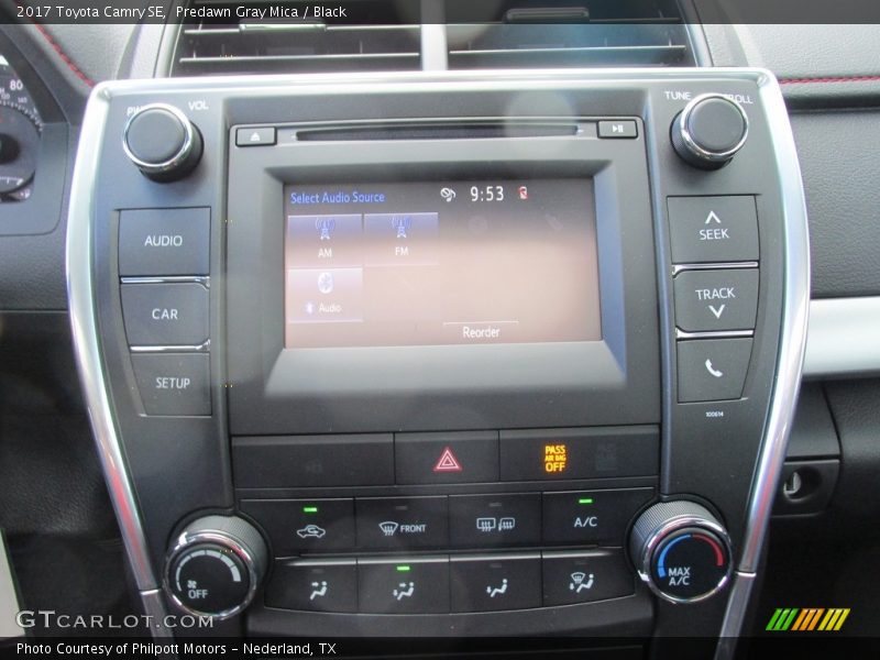 Predawn Gray Mica / Black 2017 Toyota Camry SE
