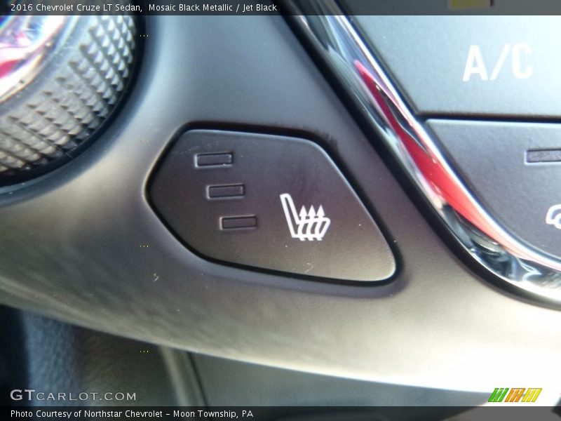 Mosaic Black Metallic / Jet Black 2016 Chevrolet Cruze LT Sedan