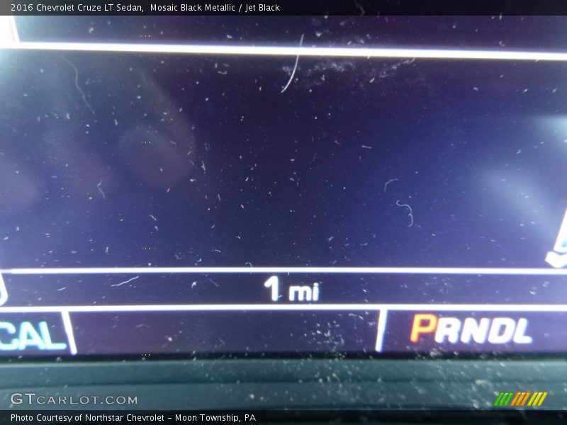Mosaic Black Metallic / Jet Black 2016 Chevrolet Cruze LT Sedan