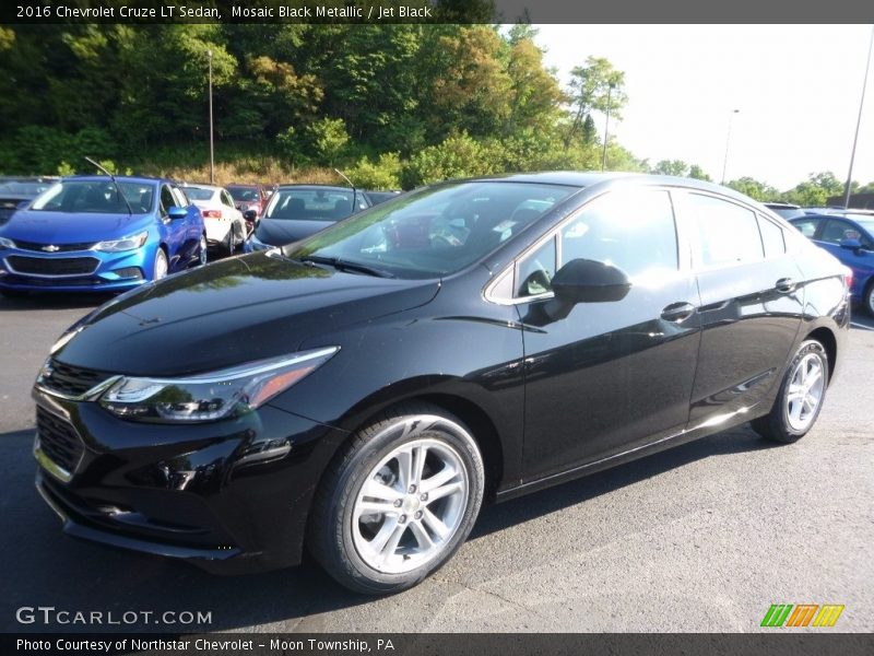 Mosaic Black Metallic / Jet Black 2016 Chevrolet Cruze LT Sedan