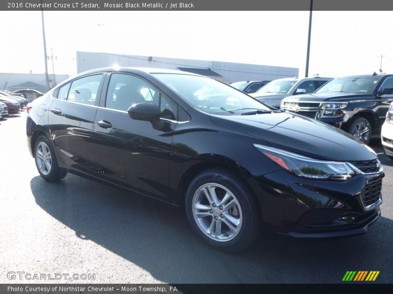 Mosaic Black Metallic / Jet Black 2016 Chevrolet Cruze LT Sedan