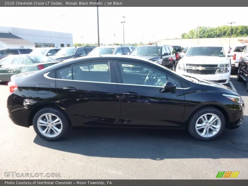 Mosaic Black Metallic / Jet Black 2016 Chevrolet Cruze LT Sedan