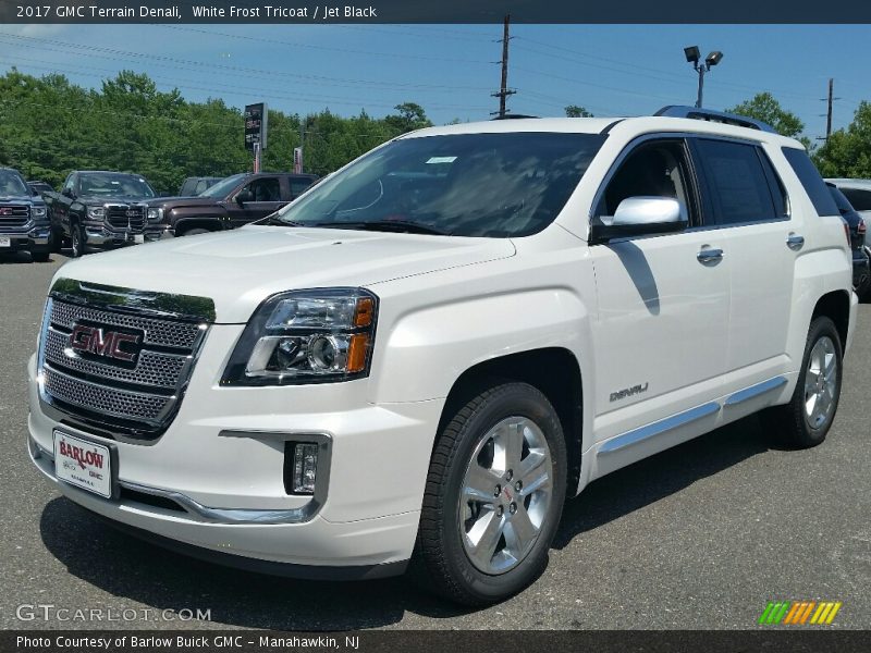 White Frost Tricoat / Jet Black 2017 GMC Terrain Denali