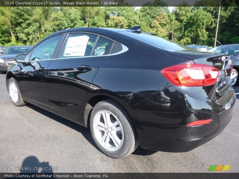 Mosaic Black Metallic / Jet Black 2016 Chevrolet Cruze LT Sedan