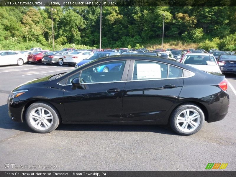 Mosaic Black Metallic / Jet Black 2016 Chevrolet Cruze LT Sedan