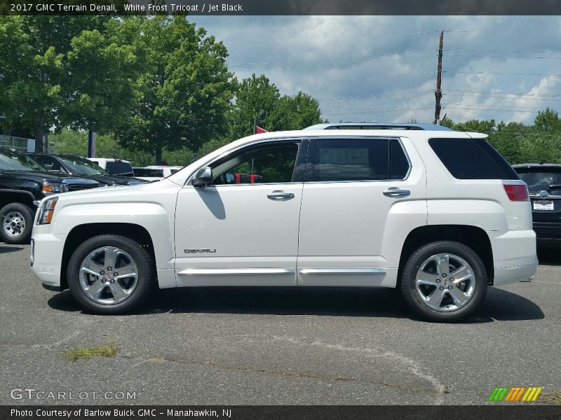 White Frost Tricoat / Jet Black 2017 GMC Terrain Denali