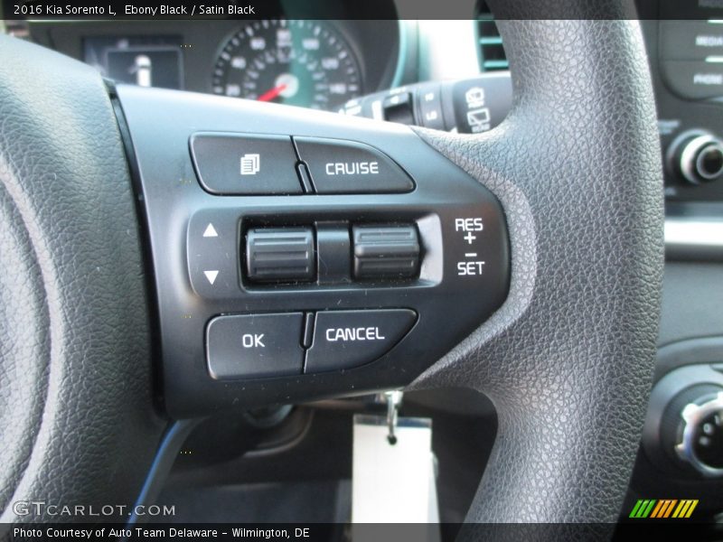 Ebony Black / Satin Black 2016 Kia Sorento L