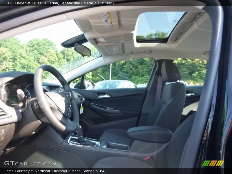 Mosaic Black Metallic / Jet Black 2016 Chevrolet Cruze LT Sedan