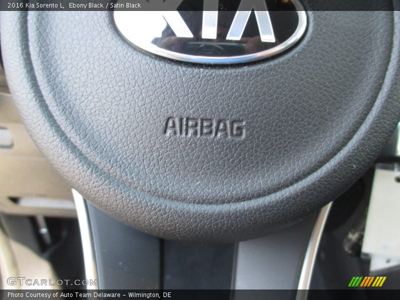 Ebony Black / Satin Black 2016 Kia Sorento L