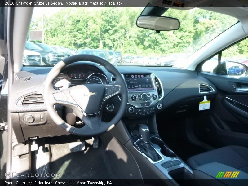 Mosaic Black Metallic / Jet Black 2016 Chevrolet Cruze LT Sedan