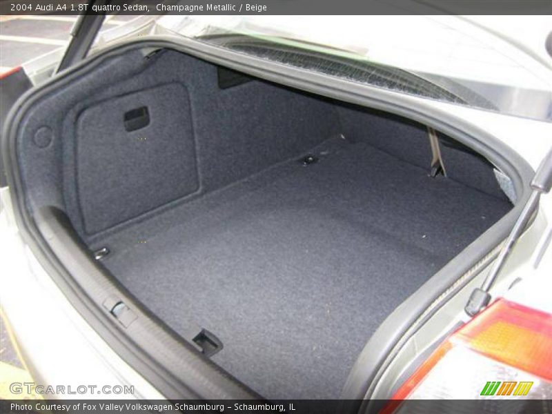 Champagne Metallic / Beige 2004 Audi A4 1.8T quattro Sedan