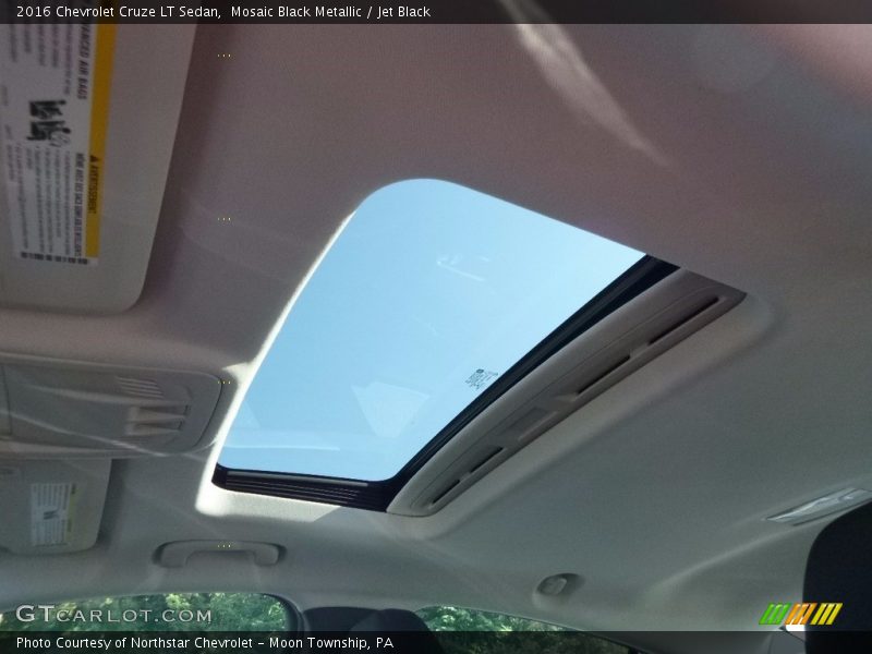 Mosaic Black Metallic / Jet Black 2016 Chevrolet Cruze LT Sedan
