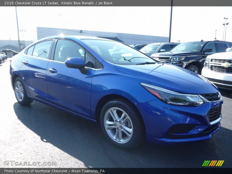 Kinetic Blue Metallic / Jet Black 2016 Chevrolet Cruze LT Sedan