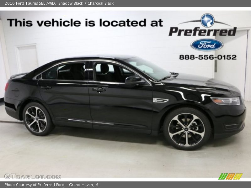 Shadow Black / Charcoal Black 2016 Ford Taurus SEL AWD