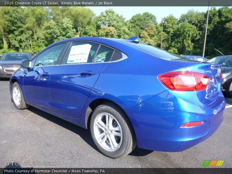 Kinetic Blue Metallic / Jet Black 2016 Chevrolet Cruze LT Sedan