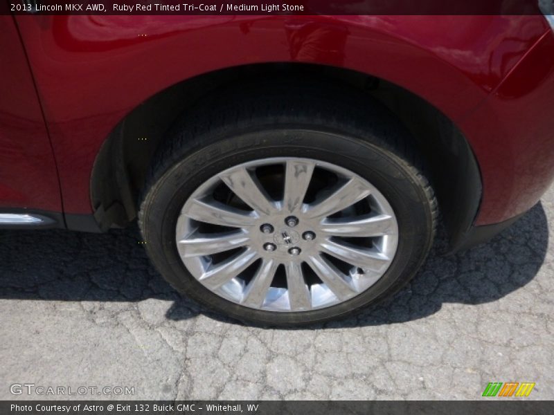 Ruby Red Tinted Tri-Coat / Medium Light Stone 2013 Lincoln MKX AWD