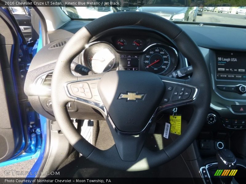 Kinetic Blue Metallic / Jet Black 2016 Chevrolet Cruze LT Sedan