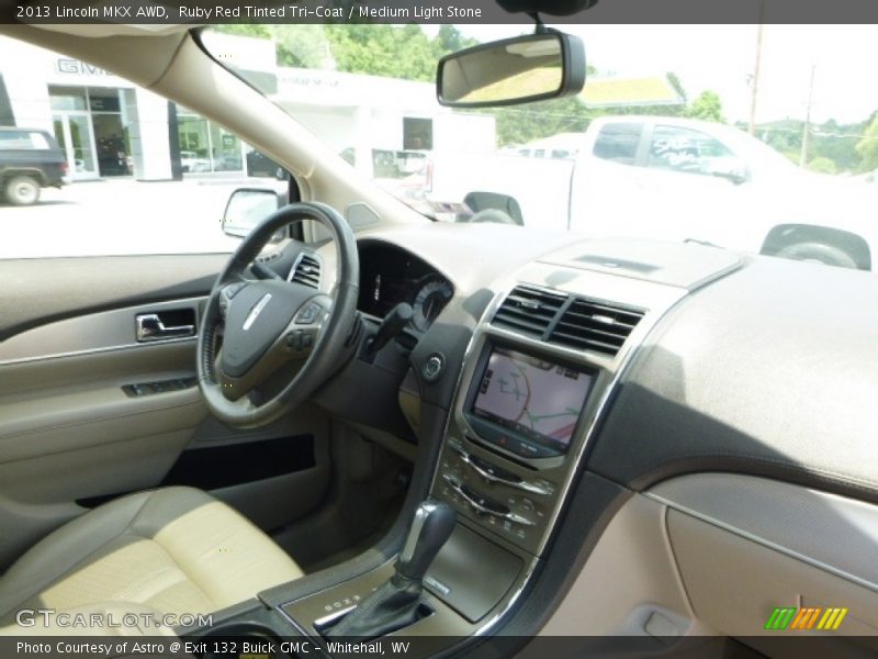 Ruby Red Tinted Tri-Coat / Medium Light Stone 2013 Lincoln MKX AWD