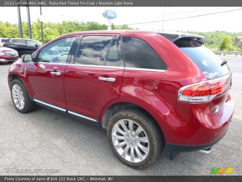 Ruby Red Tinted Tri-Coat / Medium Light Stone 2013 Lincoln MKX AWD
