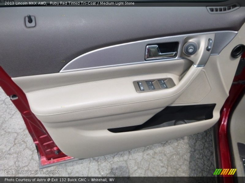 Ruby Red Tinted Tri-Coat / Medium Light Stone 2013 Lincoln MKX AWD