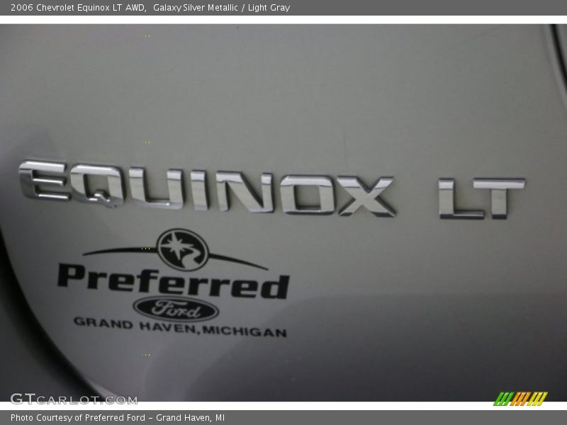 Galaxy Silver Metallic / Light Gray 2006 Chevrolet Equinox LT AWD